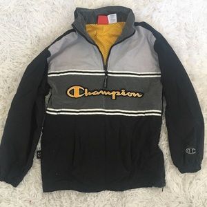 champion half zip wind breaker